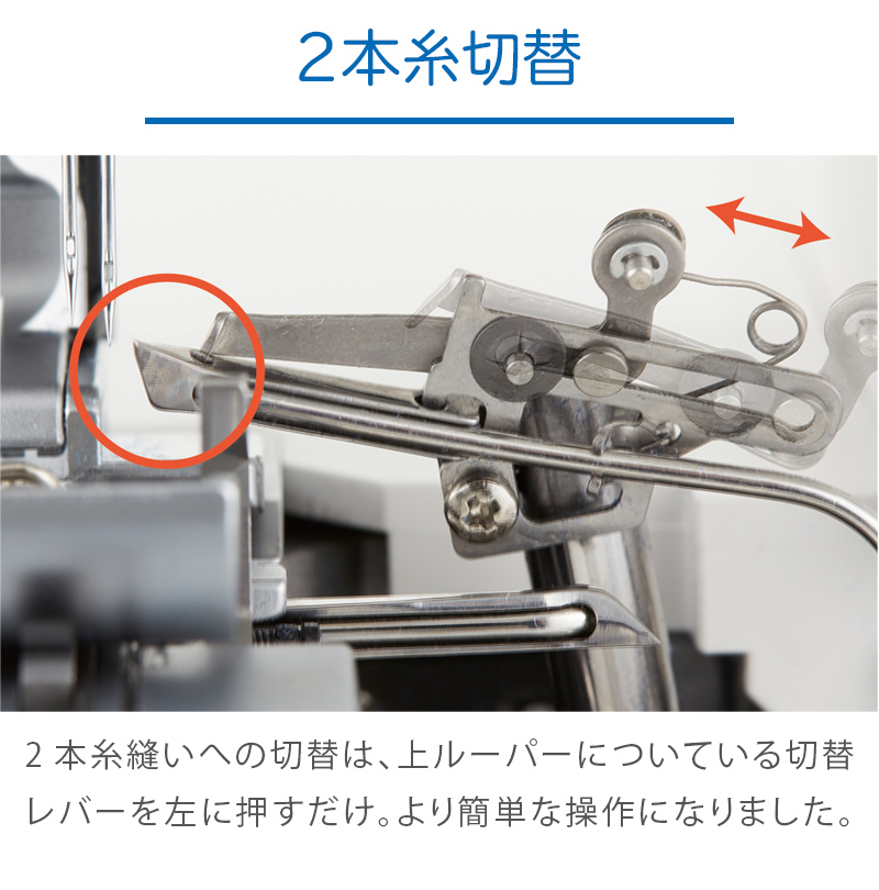 他より安くします ミシン 本体 ジューキ JUKI MO-2800 ロックミシン